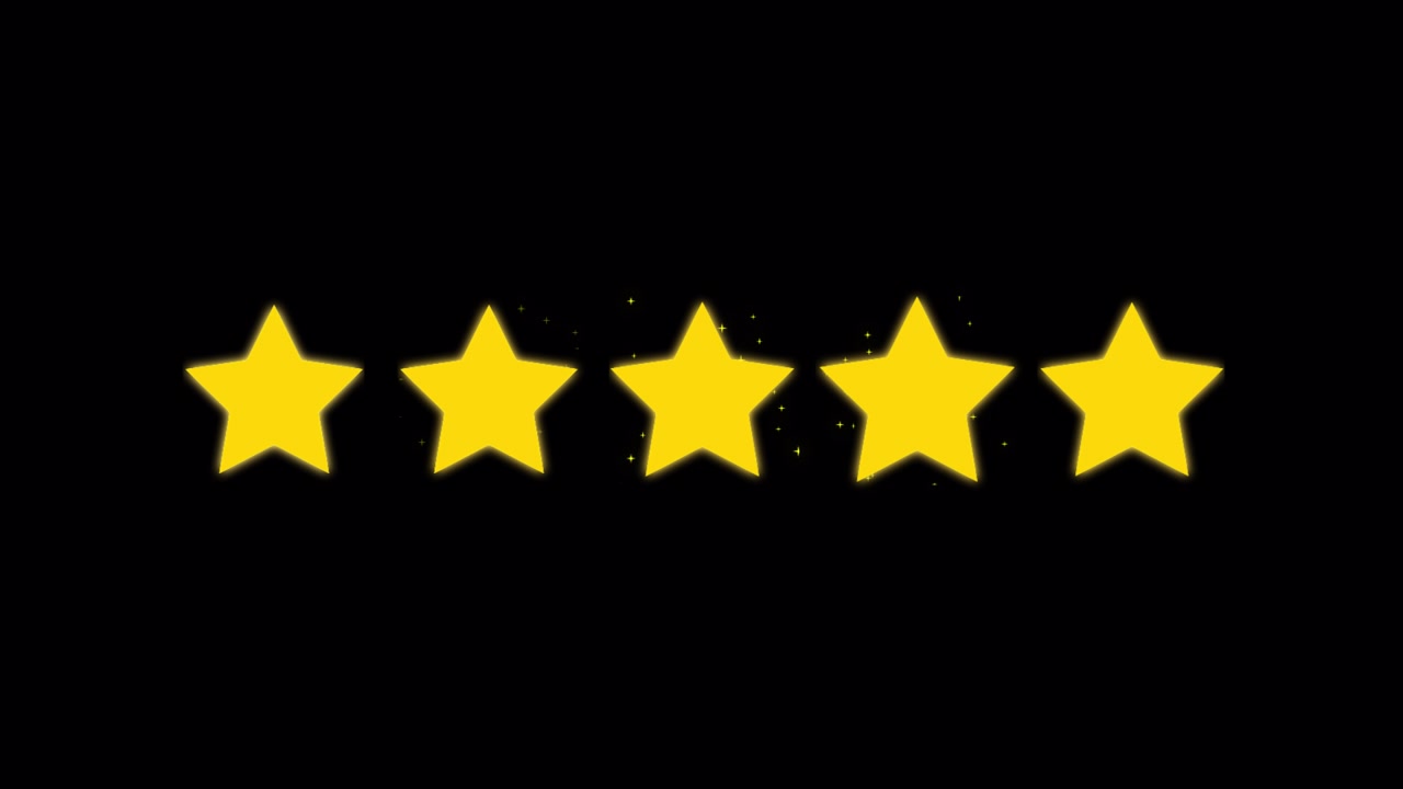 Glowing Rating Stars