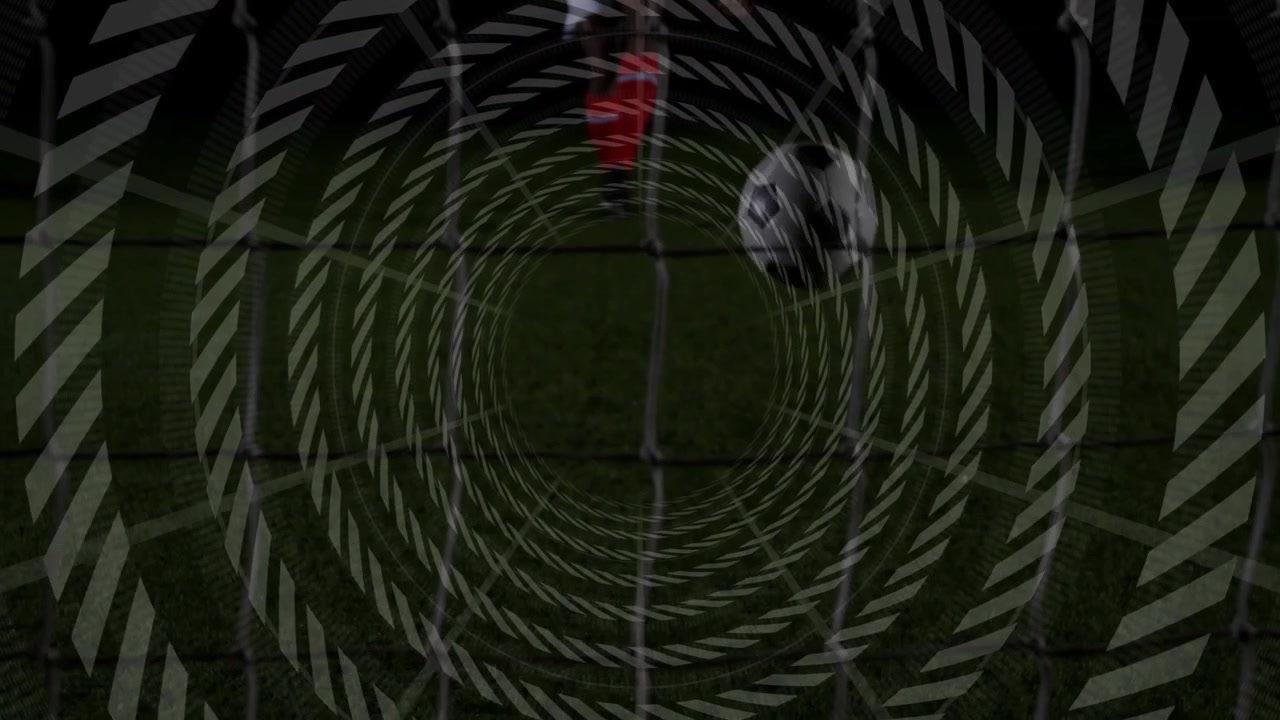 Soccer Goalkeeper Diving to Save a Goal Shot