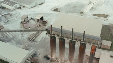 Humo-Procedente-De-Zona-Industrial.-Visto-Desde-Drone