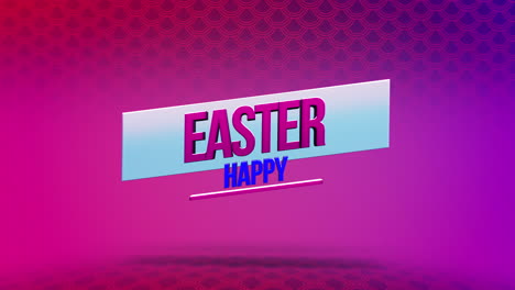 Modern-Happy-Easter-text-on-pink-gradient-with-geometric-shapes