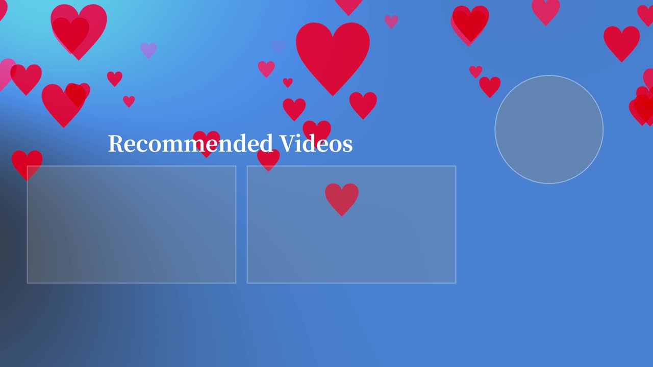 마크 그라데이션 입자, 엔드 카드, 엔딩 스크린, 모션 그래픽