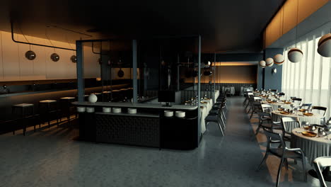 modern restaurant interior design