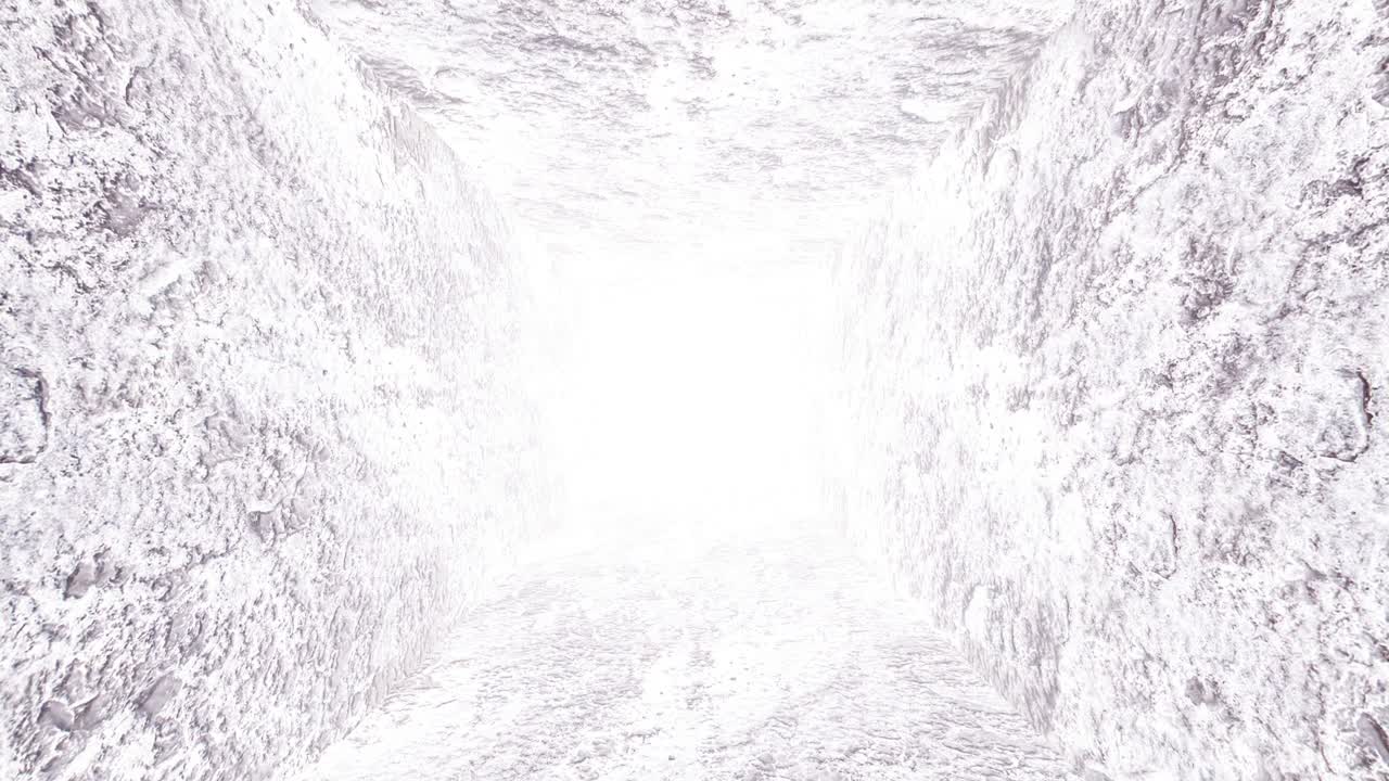 4k 눈 동굴, 루프 된 배경