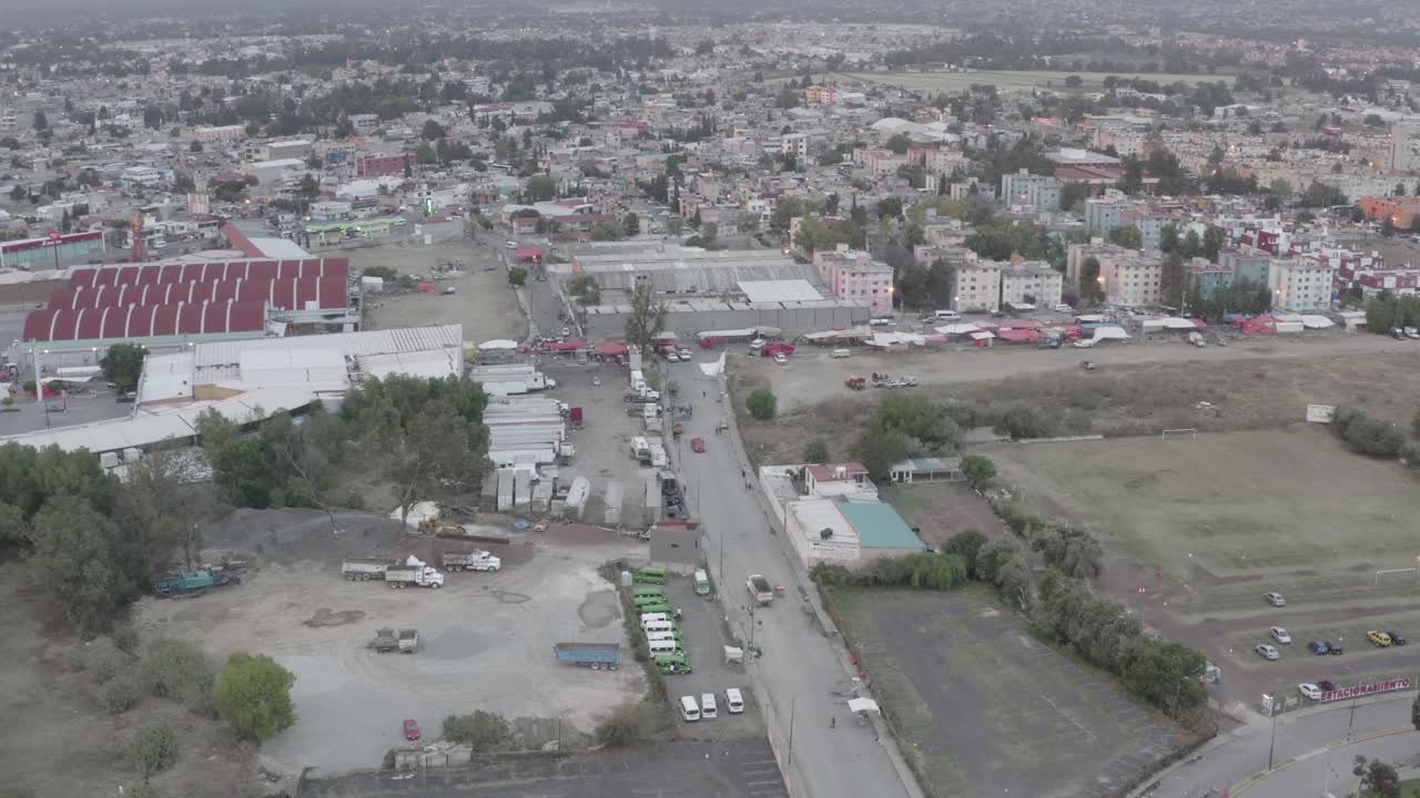 vuelo sobre cuautitlán méxico en medio de la pandemia de covid