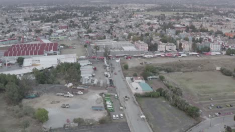 flight over cuautitlán mexico amid the covid pandemic