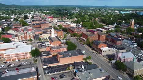 Chillicothe,-Ohio,-Centro-Y-Lado-Norte-Del-Centro,-Drone-Aéreo