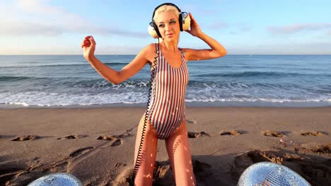 lady dancing on beach 02