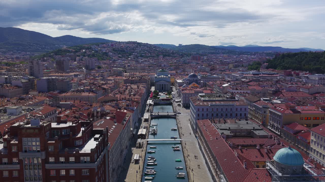 Aerial View of Trieste, Italy