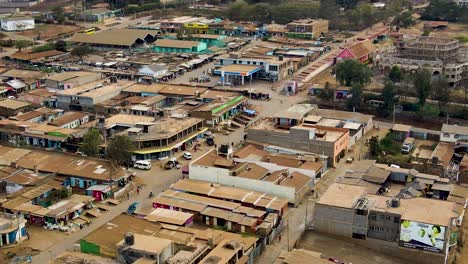 aerial view of nairobi, kenya