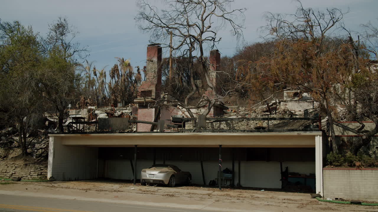 Aftermath of a House Fire