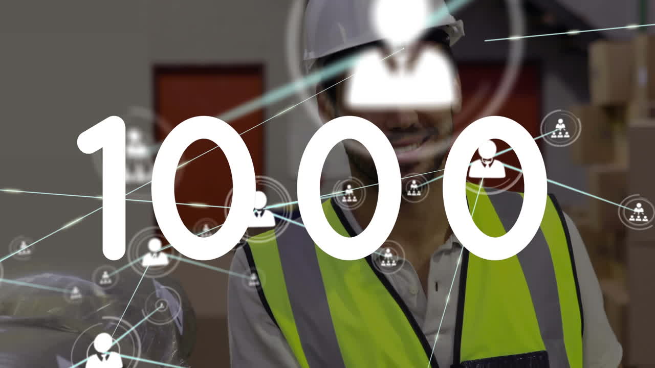 연결 네트워크의 활성화와 창고에서 백인 남성 노동자의 증가하는 숫자