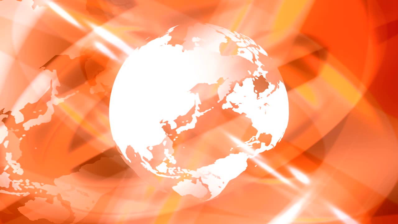 빨간색 세계 뉴스 방송