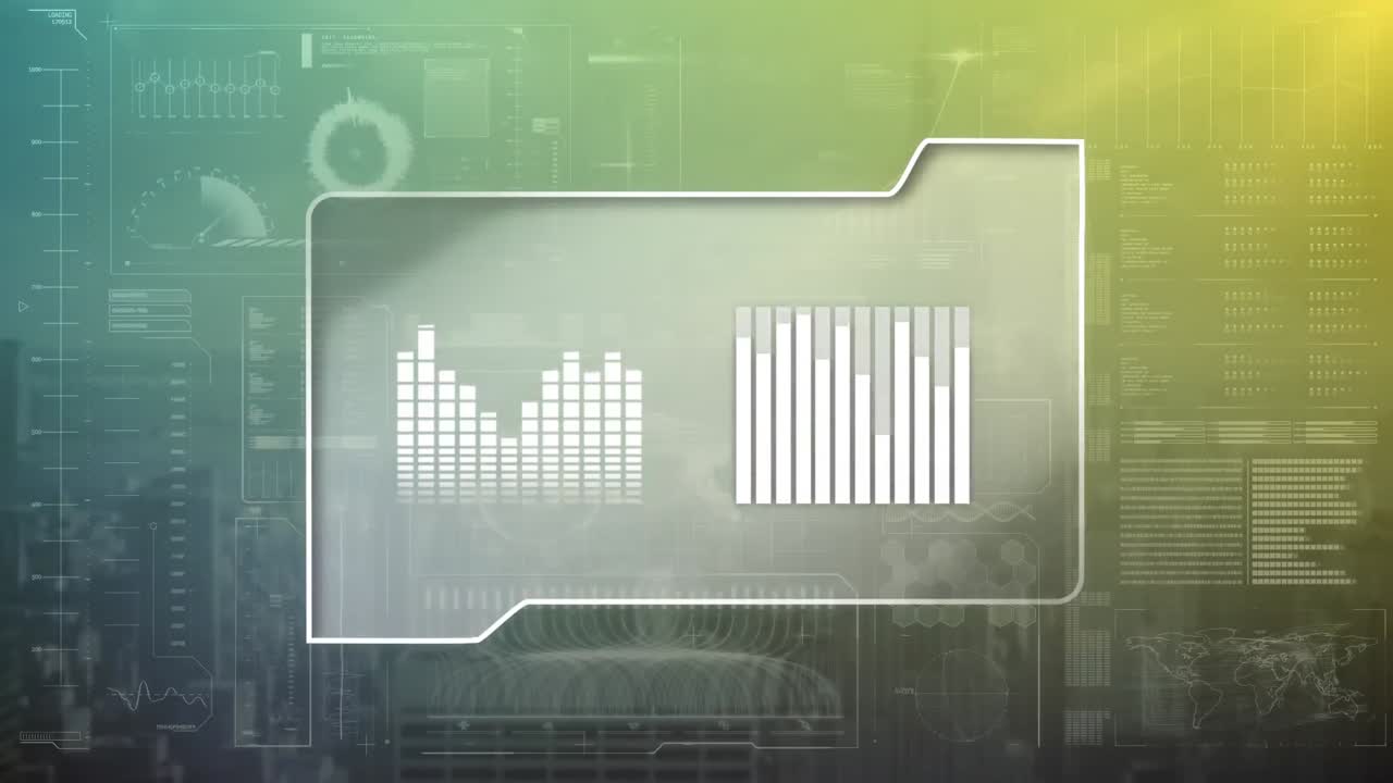 File folder with graphs