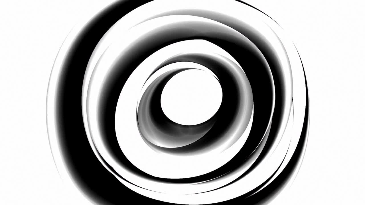 Abstract Circular Pattern Greyscale