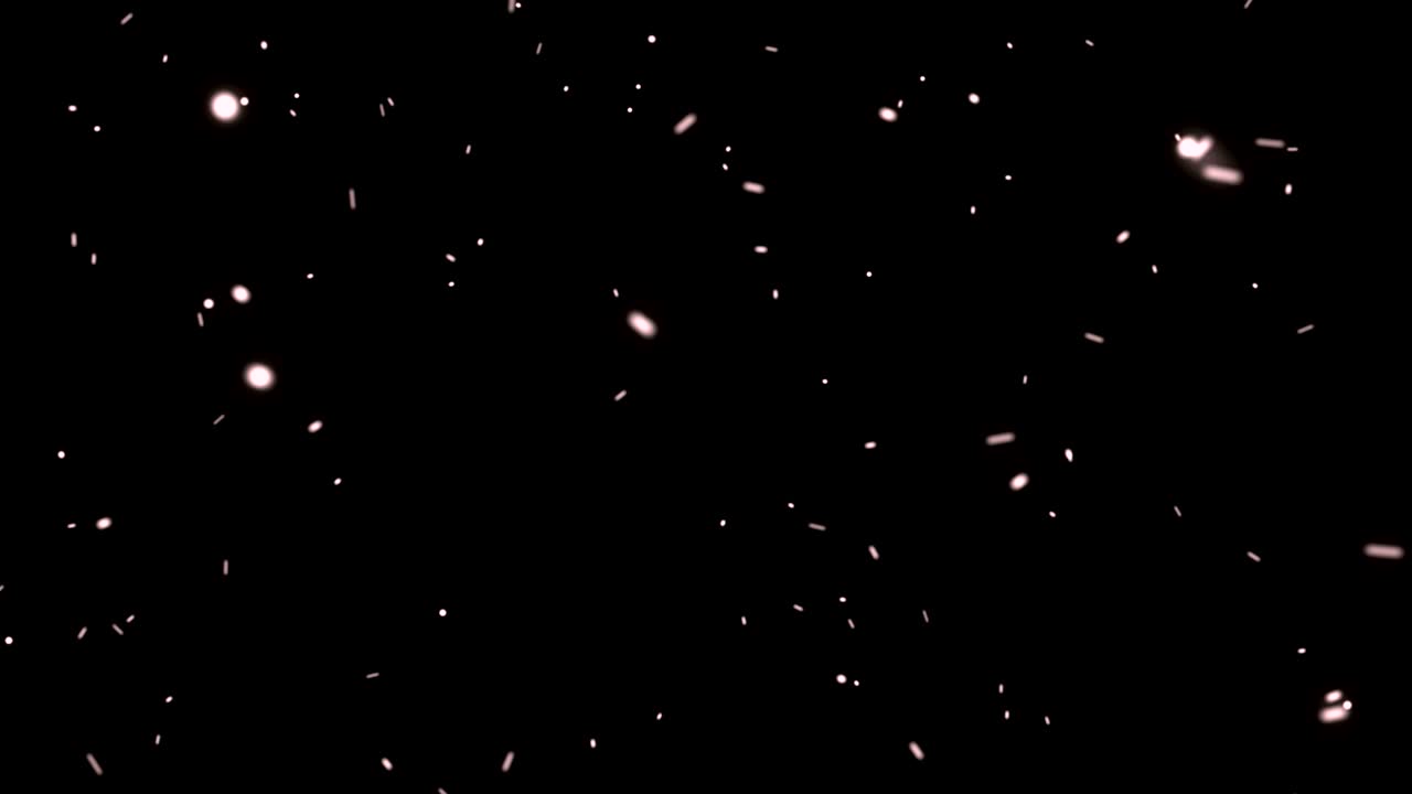 추상적인 먼지 입자의 움직임은 어두운 배경 루프에서 원활합니다.