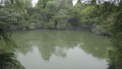 Actividad-Geológica-Paisaje-Volcánico,-Piscina-Caliente