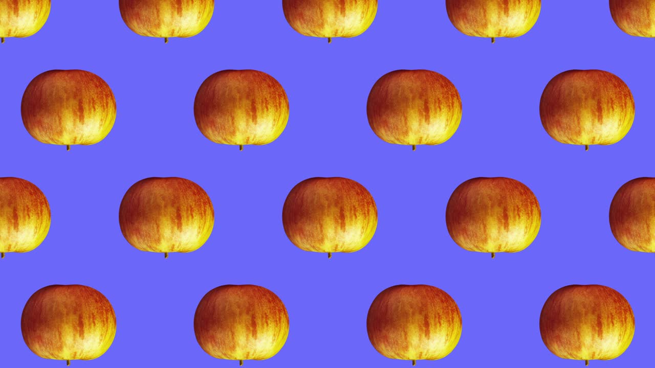 사과 모션 디자인 애니메이션