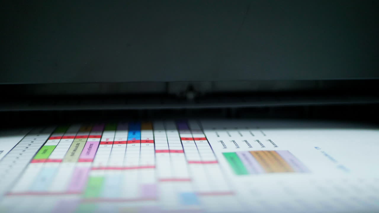 Printing some colored documents on A4 papers using a laser inkjet printer