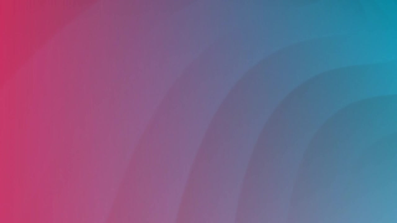 Animation of oval curves with copy space on blue to pink background