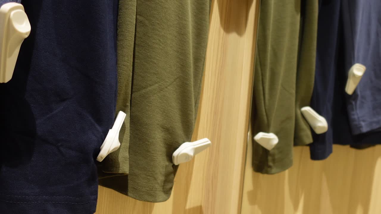 Clothes Display with Anti-theft Tags