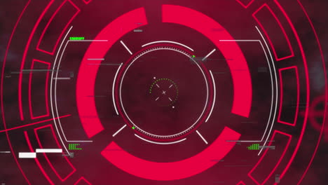 animation of scope scanning over data processing