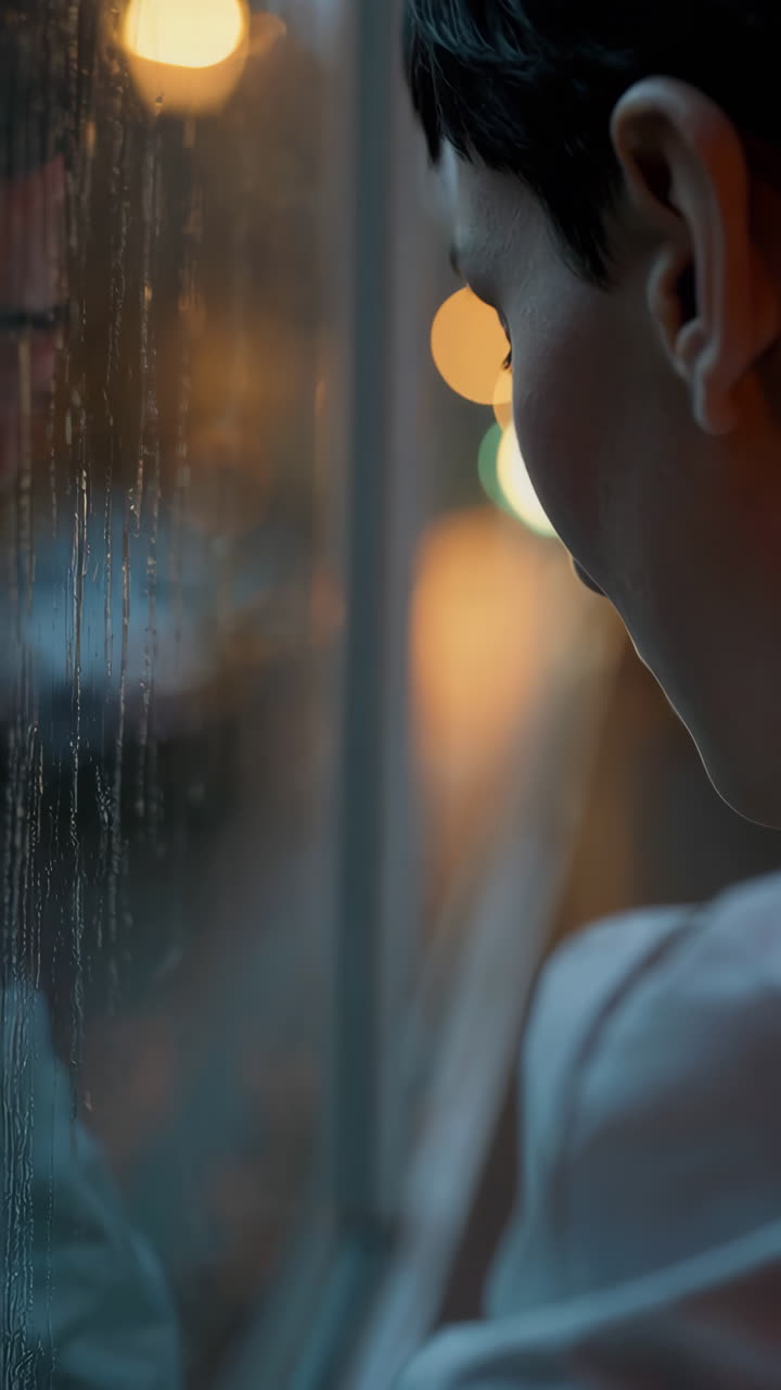 Rainy Night Reflection