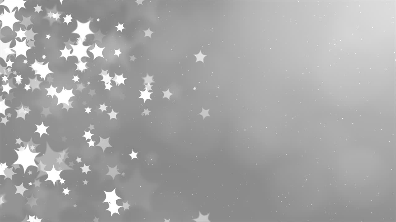Fondo abstracto de estrellas grises y blancas