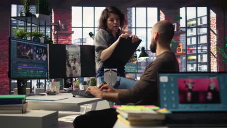 editors team refines social media content using advanced ai tech