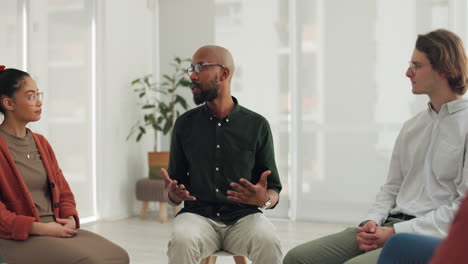 talking therapist, black man