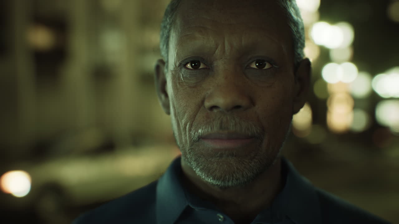 retrato de un hombre de negocios afroamericano maduro en la ciudad