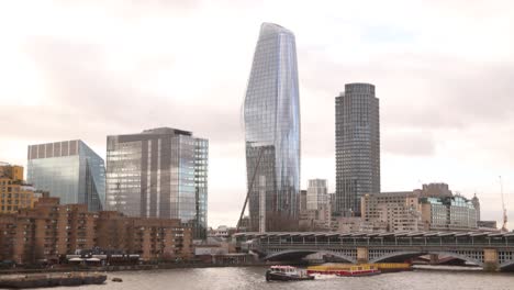 modern skyline of city of london, united kingdom, britain