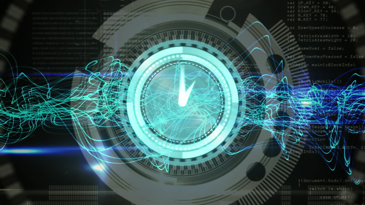 시계 이동의 애니메이션, 연결 네트워크와 함께 범위 스캐닝