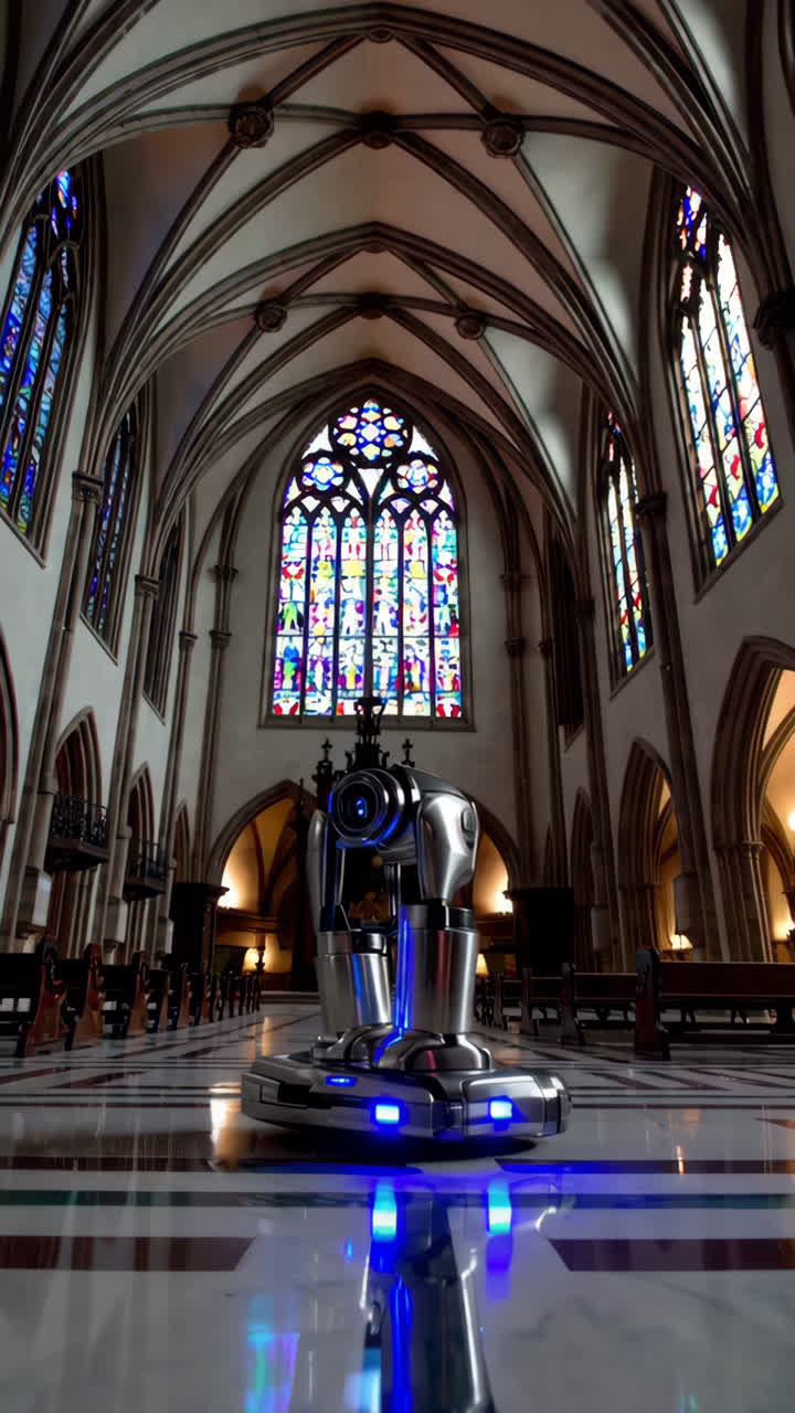 Robot in a Church