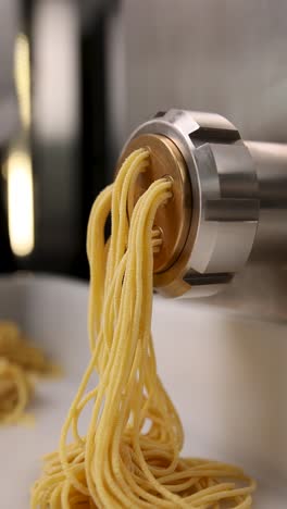 making fresh pasta with a pasta machine