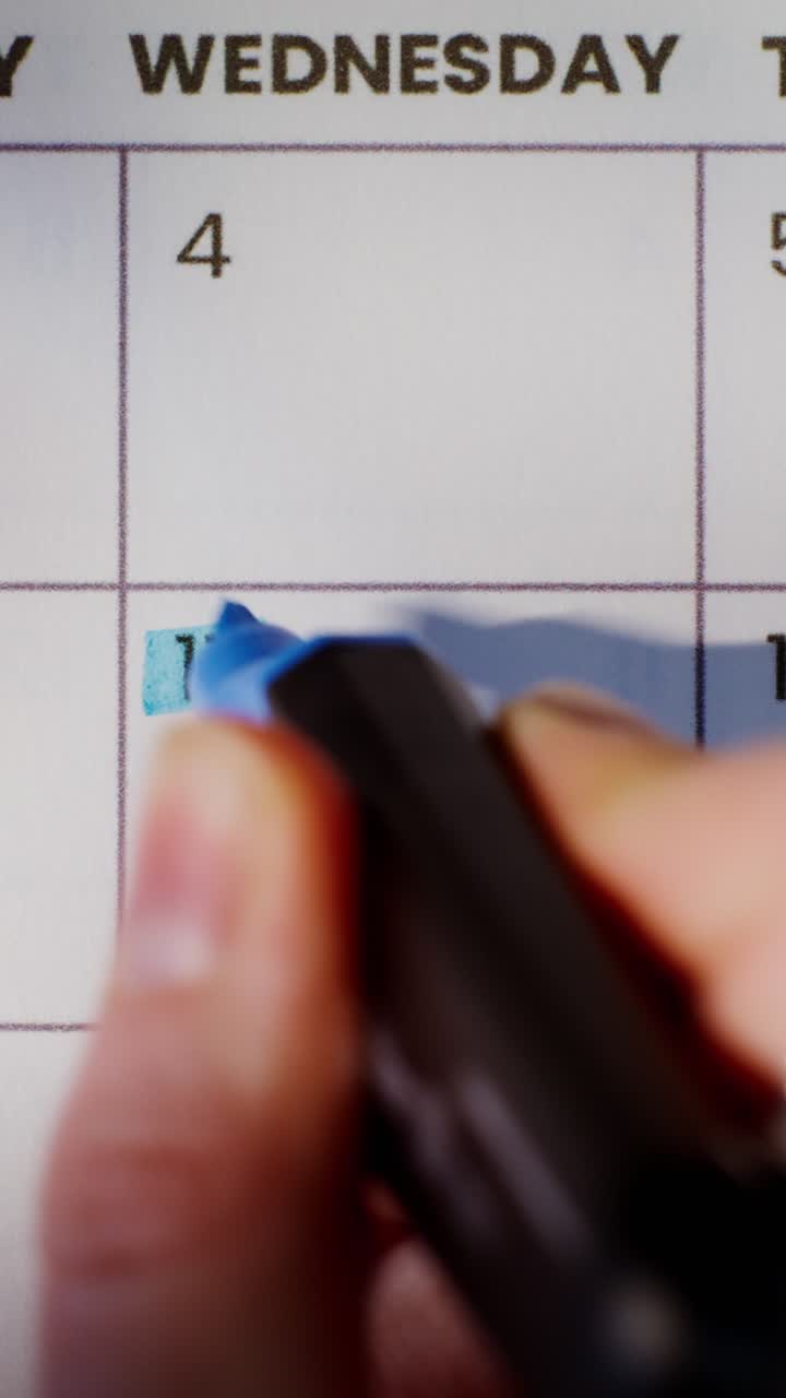 marcar fechas en un calendario