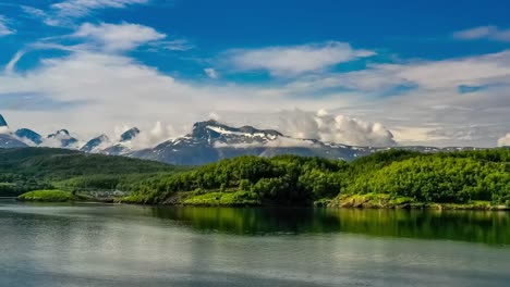 beautiful nature norway natural landscape. whirlpools of the maelstrom of saltstraumen, nordland, norway