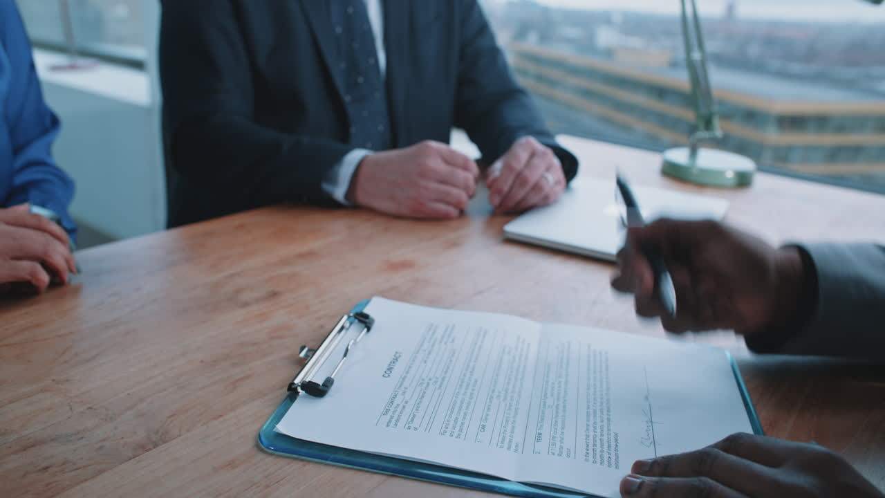 Business Contract Signing