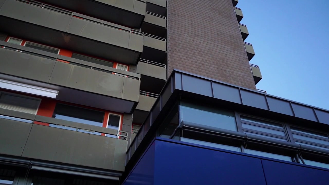 Edifici di un ghetto in Germania