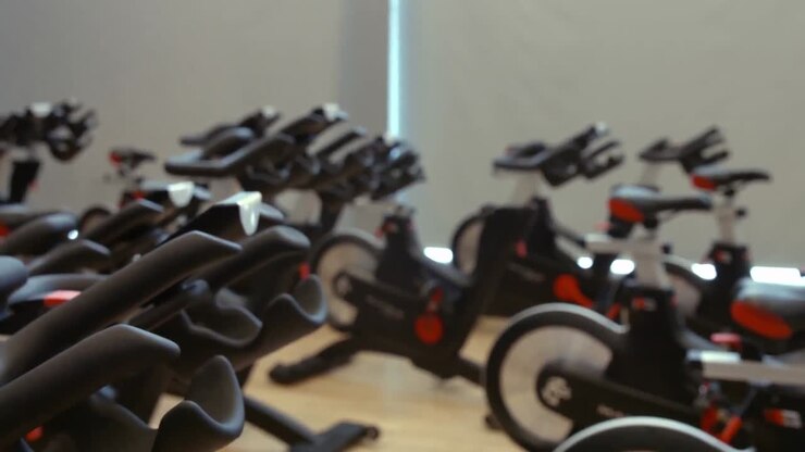 Exercise equipment in the studio