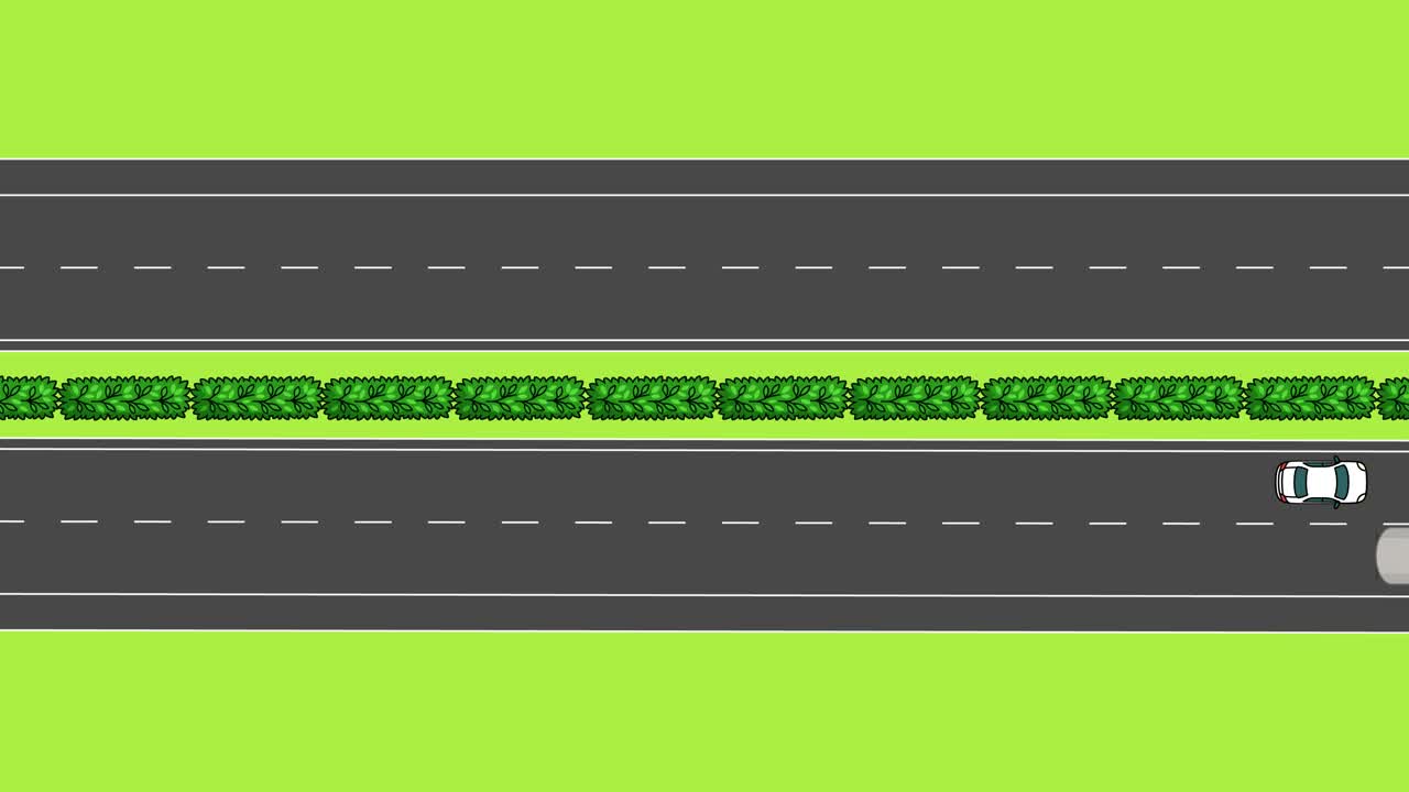 Veicoli in transito sull'autostrada