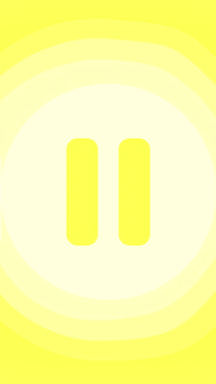 Yellow Pause Button Icon