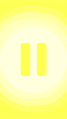 yellow pause button icon