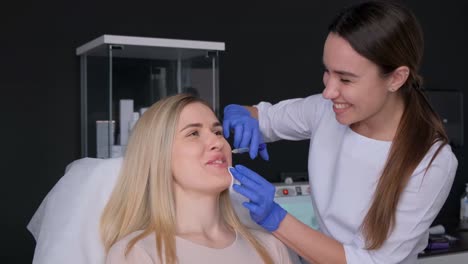 procedimiento de inyecciones cosméticas