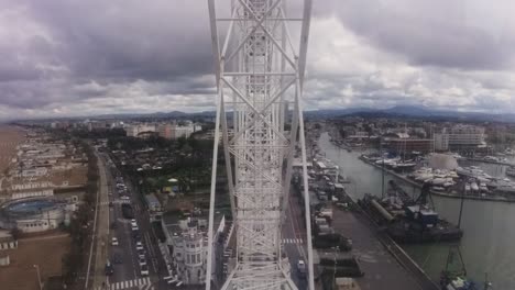 ferris wheel of rimini, italy