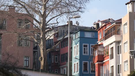 colorful buildings in istanbul