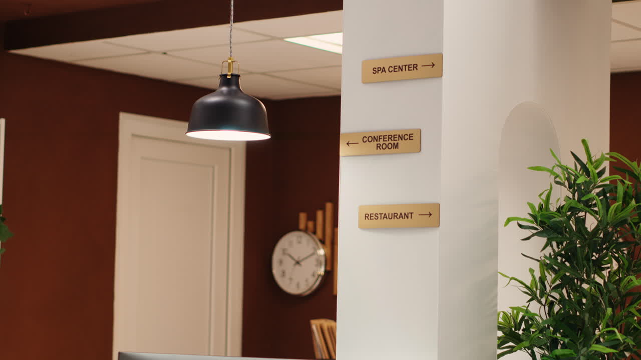 Resort facilities plaque signs