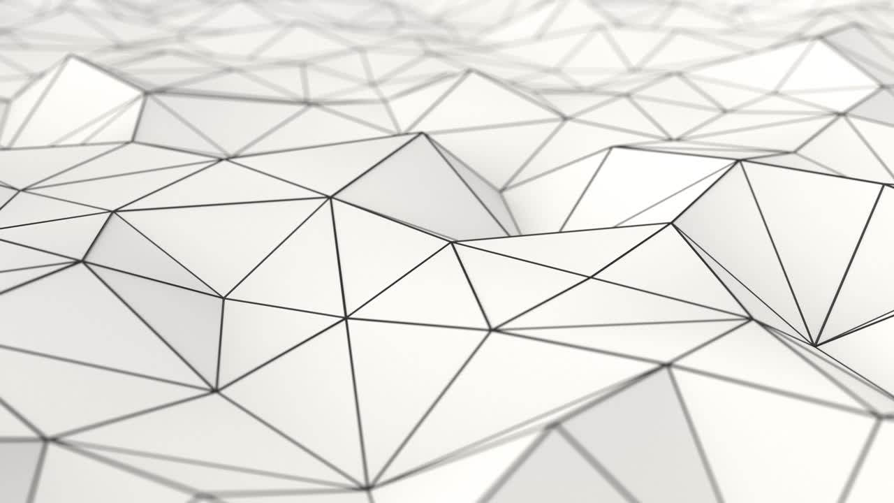 superficie blanca de bajo desplazamiento polimétrico con líneas negras