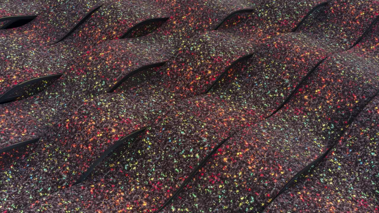 추상적인 기하학적 파동 패턴