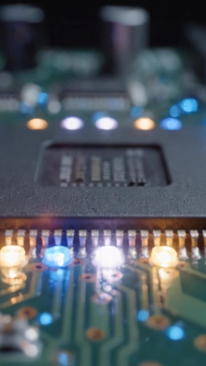 Exploring the Intricacies of Circuit Board Technology: A Close-Up Insight into Microchips and Electronic Components