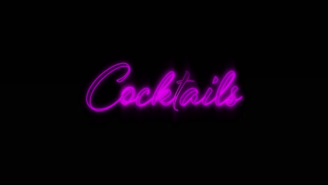 Word-cocktails-blinking-on-neon-billboard-in-purple-4k